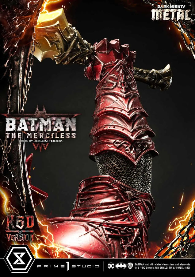 The Merciless (Red Version) Dark Nights: Metal (Comics) – Prime1Studio – ActionFigure Brasil