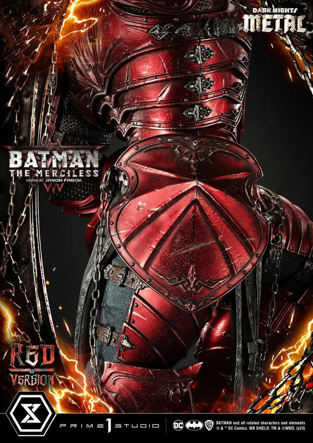 The Merciless (Red Version) Dark Nights: Metal (Comics) – Prime1Studio – ActionFigure Brasil