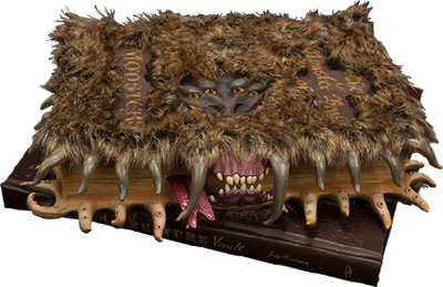 The Monster Book of Monsters – Insight Collectibles – ActionFigure Brasil — ambientada