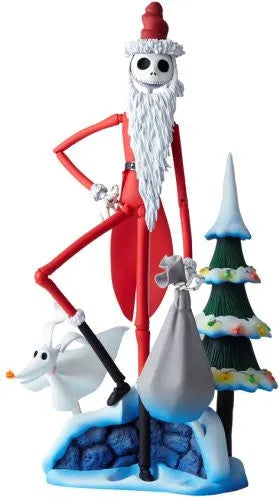 The Nightmare Before Christmas - Jack Skellington - Zero - Revoltech - Revoltech SFX #017 - Santa Ver. (Kaiyodo)ㅤ – Kaiyodo – ActionFigure Brasil