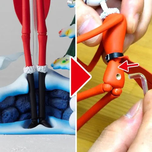 The Nightmare Before Christmas - Jack Skellington - Zero - Revoltech - Revoltech SFX #017 - Santa Ver. (Kaiyodo)ㅤ – Kaiyodo – ActionFigure Brasil