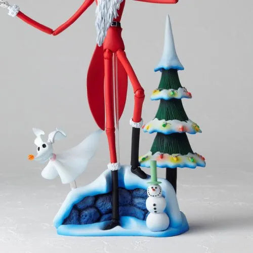 The Nightmare Before Christmas - Jack Skellington - Zero - Revoltech - Revoltech SFX #017 - Santa Ver. (Kaiyodo)ㅤ – Kaiyodo – ActionFigure Brasil