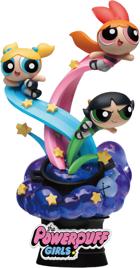 The Powerpuff Girls The Day is Saved D-Stage – Beast Kingdom – ActionFigure Brasil