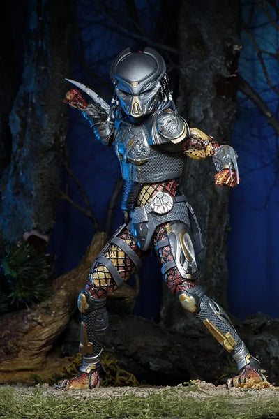 THE PREDATOR/ Fugitive Predator Ultimate 7 Inch Action Figureㅤ – Neca – ActionFigure Brasil — com base expositora