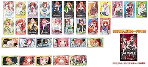 The Quintessential Quintuplets SS - Metallic Card Collection - CANDY TOY (Ensky)ㅤ – Ensky – ActionFigureBrasil