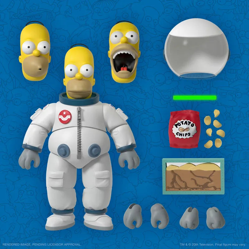 The Simpsons / Deep Space Homer Ultimate 7 Inch Action Figureㅤ – Super 7 – ActionFigure Brasil