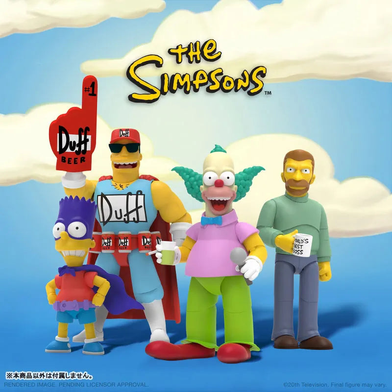 The Simpsons / Duffman Ultimate 7 Inch Action Figureㅤ – Super 7 – ActionFigure Brasil