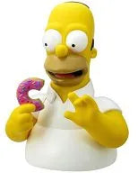 The Simpsons - Homer Simpson with Donut Bust Bankㅤ – Gantaku – ActionFigure Brasil