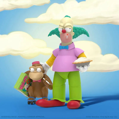 The Simpsons / Krusty the Clown Ultimate 7 Inch Action Figureㅤ – Super 7 – ActionFigure Brasil — embalagem