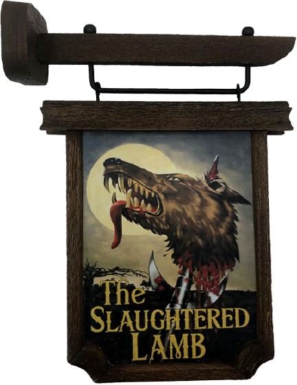 The Slaughtered Lamb Pub Sign – Factory Entertainment – ActionFigure Brasil