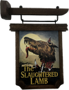 The Slaughtered Lamb Pub Sign