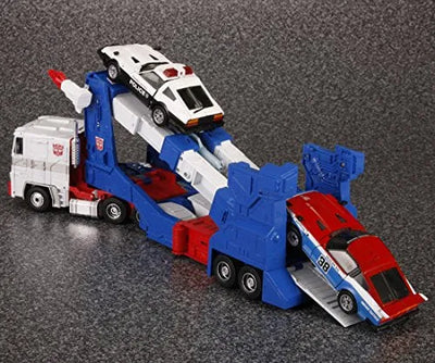 The Transformers: The Movie - Transformers 2010 - Daniel Witwicky - Spike Witwicky - Ultra Magnus - The Transformers: Masterpiece MP-22 (Takara Tomy)ㅤ – Takara Tomy – ActionFigureBrasil — com base expositora
