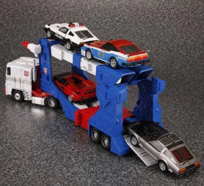 The Transformers: The Movie - Transformers 2010 - Daniel Witwicky - Spike Witwicky - Ultra Magnus - The Transformers: Masterpiece MP-22 (Takara Tomy)ㅤ – Takara Tomy – ActionFigureBrasil — iluminação de estúdio