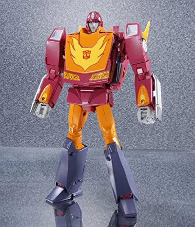 The Transformers: The Movie - Transformers 2010 - Hot Rodimus - The Transformers: Masterpiece MP-28 - Version 2.0 (Takara Tomy)ㅤ – Takara Tomy – ActionFigureBrasil — ângulo diferente