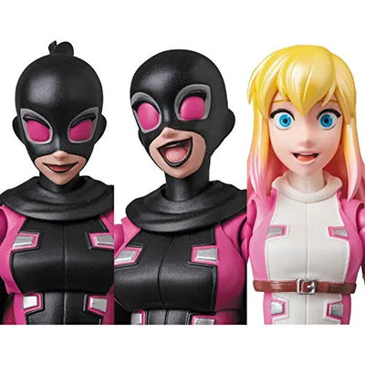The Unbelievable Gwenpool - Evil Gwenpool - Mafex No.083 (Medicom Toy)ㅤ – Medicom Toy – ActionFigure Brasil — detalhe do produto