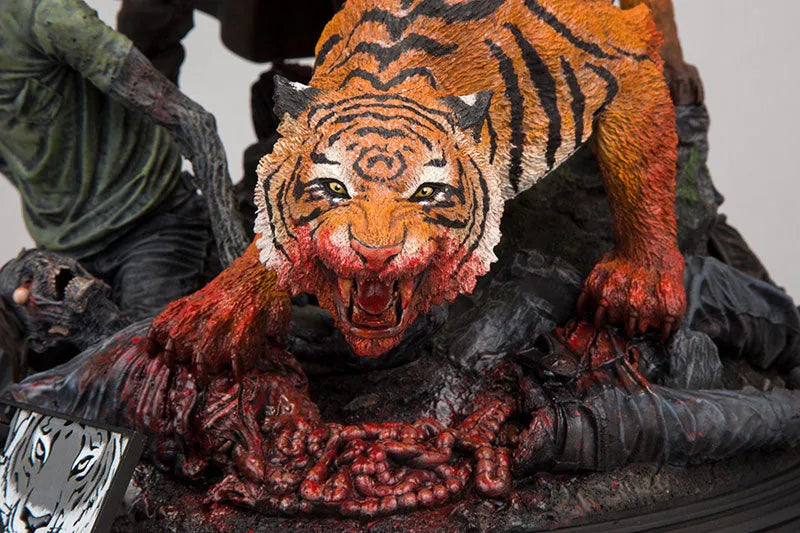 The Walking Dead - Ezekiel & Shiva Statueㅤ – McFarlane Toys – ActionFigure Brasil