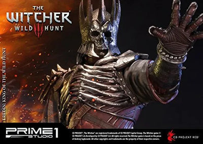 The Witcher 3: Wild Hunt - Eredin - Hound of the Wild Hunt - Premium Masterline PMW3-02 - 1/4 (Prime 1 Studio)ㅤ – Prime 1 Studio – ActionFigureBrasil — com base expositora