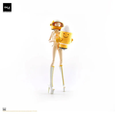 THE WORLD OF ISOBELLE PASCHA - Girl Astronaut Isobelle and Sunbum the Rocketㅤ – threeA – ActionFigure Brasil