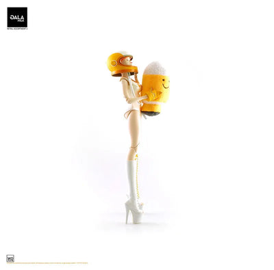 THE WORLD OF ISOBELLE PASCHA - Girl Astronaut Isobelle and Sunbum the Rocketㅤ – threeA – ActionFigure Brasil — ângulo diferente