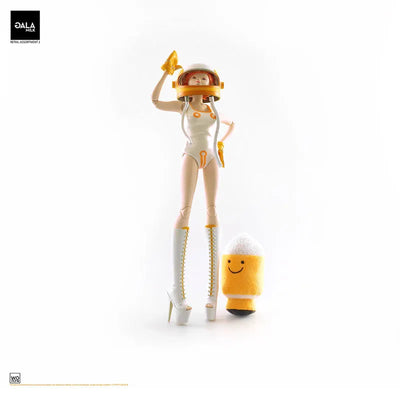 THE WORLD OF ISOBELLE PASCHA - Girl Astronaut Isobelle and Sunbum the Rocketㅤ – threeA – ActionFigure Brasil — close