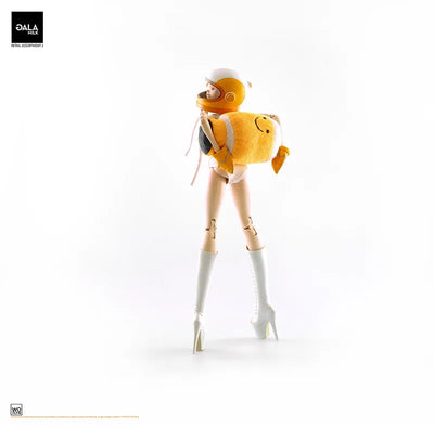 THE WORLD OF ISOBELLE PASCHA - Girl Astronaut Isobelle and Sunbum the Rocketㅤ – threeA – ActionFigure Brasil — com base expositora