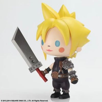 Theatrhythm Final Fantasy - Cloud Strife - Static Arts Mini (Square Enix)ㅤ – Square Enix – ActionFigureBrasil — ângulo diferente