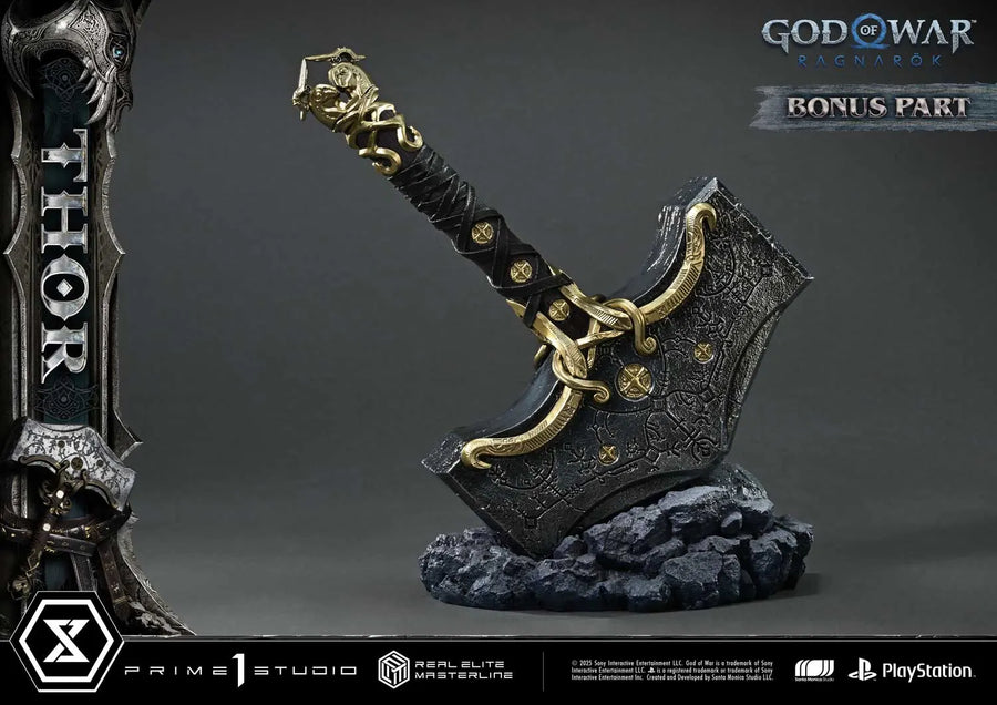Thor (Deluxe Bonus Version) God of War: Ragnarok – Prime1Studio – ActionFigure Brasil