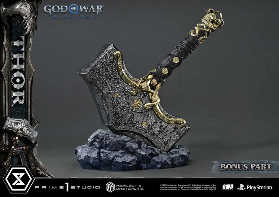 Thor (Deluxe Bonus Version) God of War: Ragnarok – Prime1Studio – ActionFigure Brasil