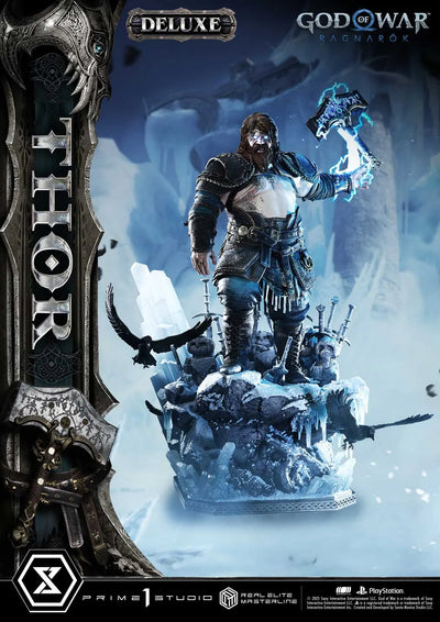 Thor (Deluxe Bonus Version) God of War: Ragnarok – Prime1Studio – ActionFigure Brasil