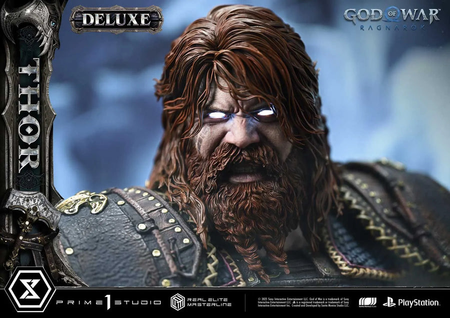 Thor (Deluxe Bonus Version) God of War: Ragnarok – Prime1Studio – ActionFigure Brasil