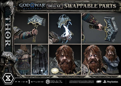 Thor (Deluxe Bonus Version) God of War: Ragnarok – Prime1Studio – ActionFigure Brasil