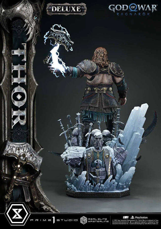 Thor (Deluxe Bonus Version) God of War: Ragnarok – Prime1Studio – ActionFigure Brasil