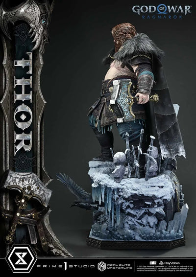 Thor (Deluxe Bonus Version) God of War: Ragnarok – Prime1Studio – ActionFigure Brasil