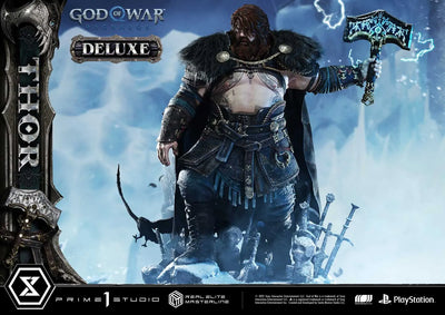 Thor (Deluxe Bonus Version) God of War: Ragnarok – Prime1Studio – ActionFigure Brasil