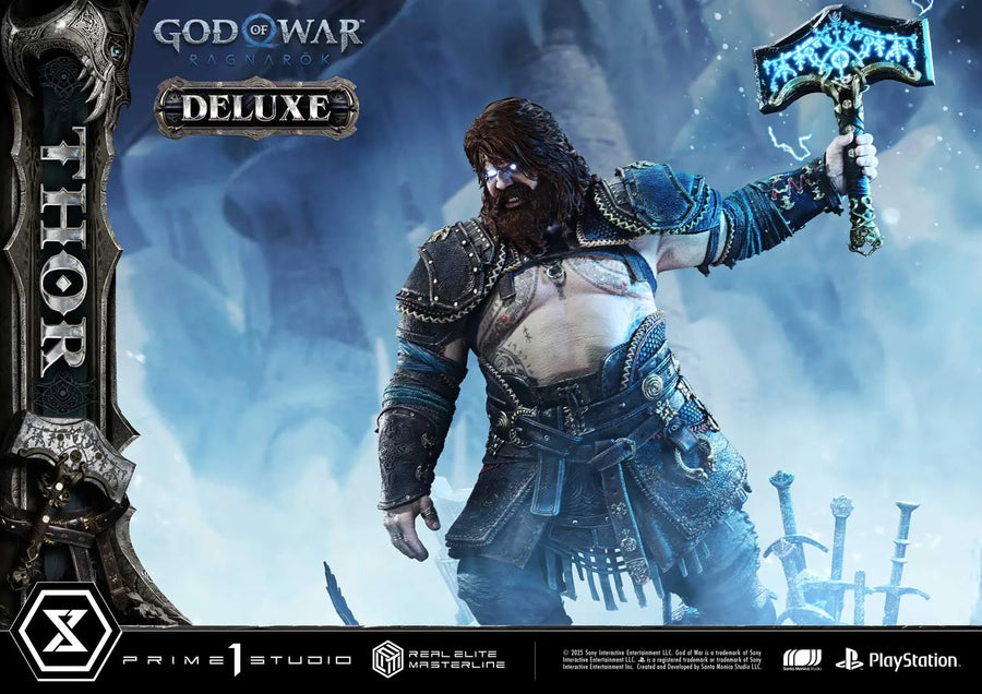 Thor (Deluxe Bonus Version) God of War: Ragnarok – Prime1Studio – ActionFigure Brasil