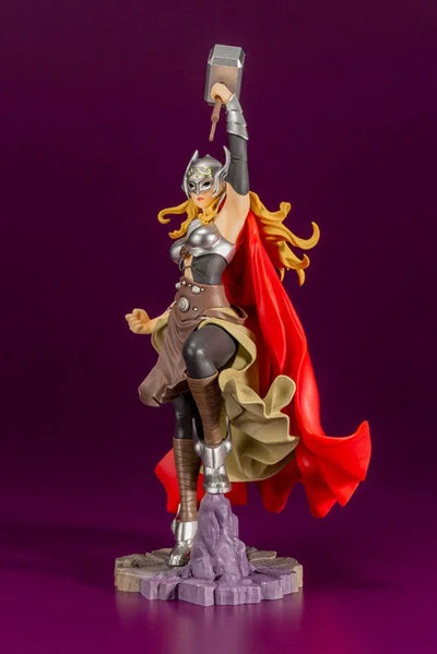 Thor - Lady Thor - Bishoujo Statue - Marvel x Bishoujo - 1/7 - 2nd Edition (Kotobukiya)ㅤ – Kotobukiya – ActionFigure Brasil — ângulo diferente