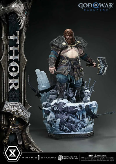 Thor (Regular Version) God of War: Ragnarok – Prime1Studio – ActionFigure Brasil
