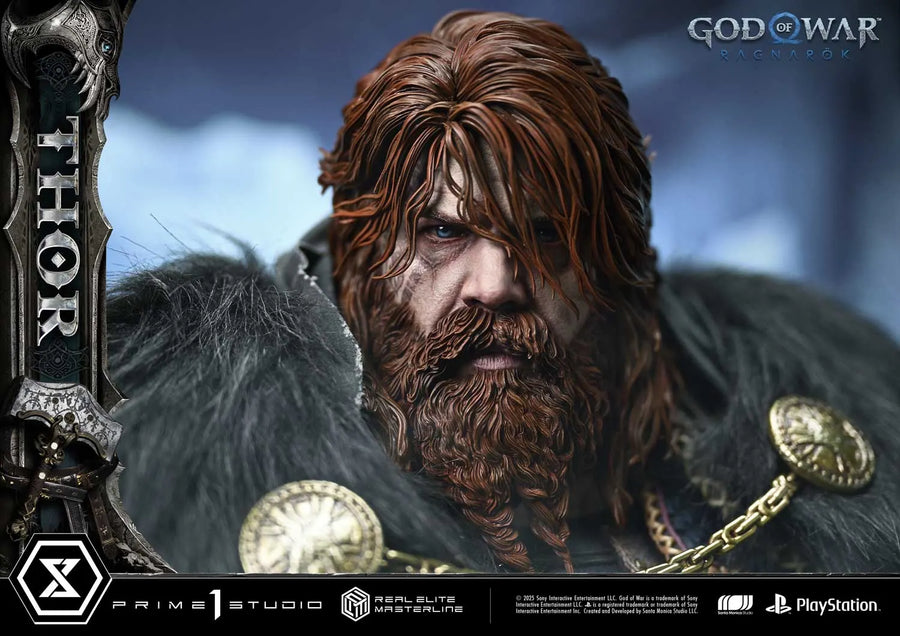 Thor (Regular Version) God of War: Ragnarok – Prime1Studio – ActionFigure Brasil