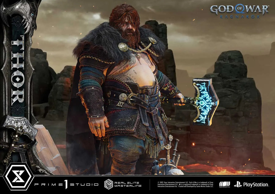 Thor (Regular Version) God of War: Ragnarok – Prime1Studio – ActionFigure Brasil