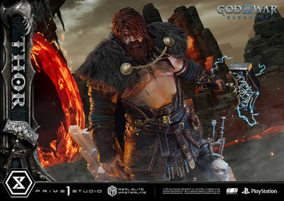 Thor (Regular Version) God of War: Ragnarok – Prime1Studio – ActionFigure Brasil