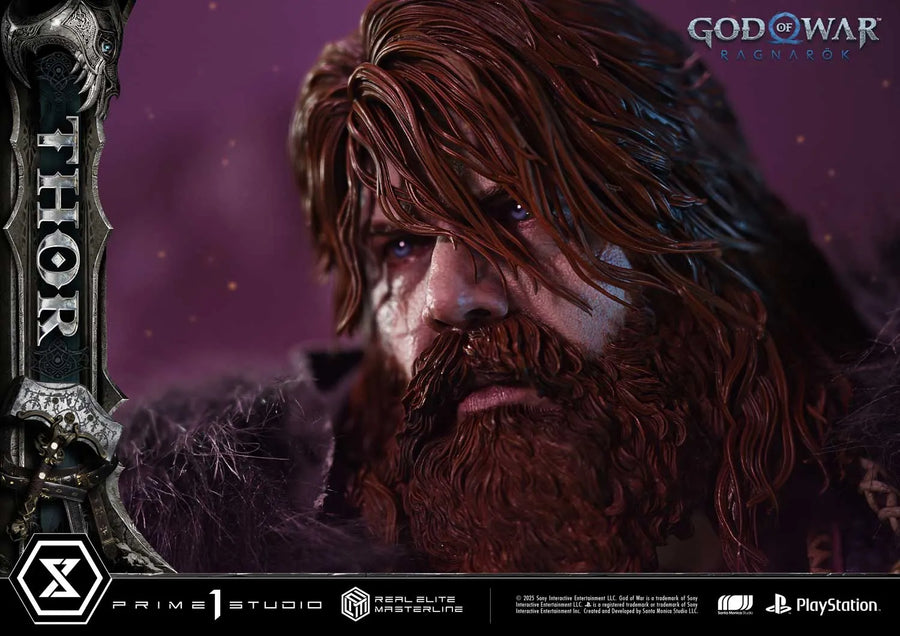 Thor (Regular Version) God of War: Ragnarok – Prime1Studio – ActionFigure Brasil
