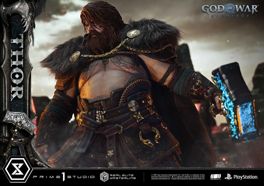Thor (Regular Version) God of War: Ragnarok – Prime1Studio – ActionFigure Brasil