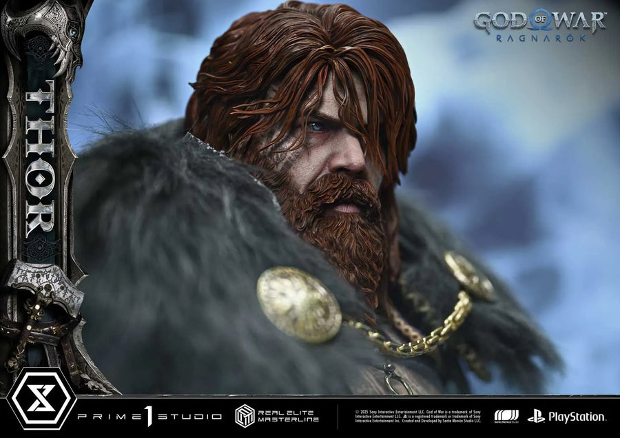 Thor (Regular Version) God of War: Ragnarok – Prime1Studio – ActionFigure Brasil