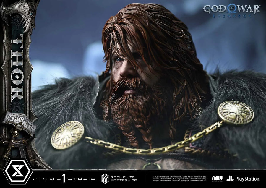 Thor (Regular Version) God of War: Ragnarok – Prime1Studio – ActionFigure Brasil