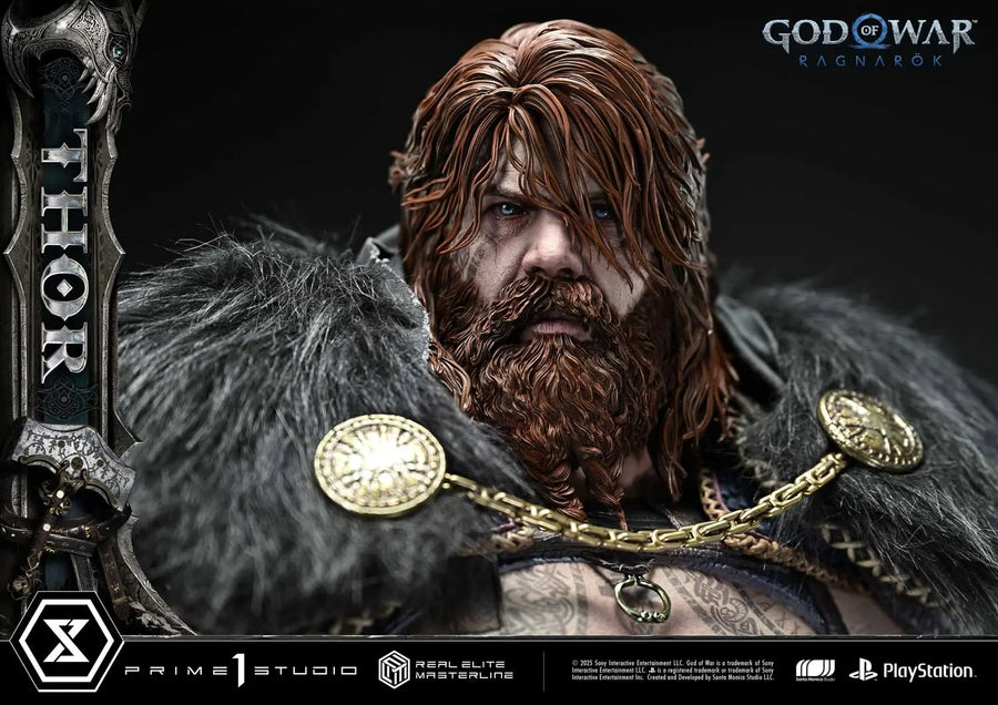 Thor (Regular Version) God of War: Ragnarok – Prime1Studio – ActionFigure Brasil