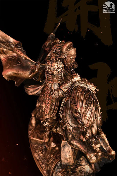 Three Kingdoms Generals Guan Yu Bronzed – Infinity Studio – ActionFigure Brasil — embalagem