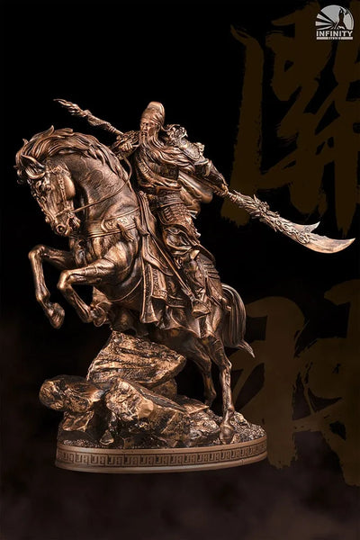 Three Kingdoms Generals Guan Yu Bronzed – Infinity Studio – ActionFigure Brasil — detalhe do produto