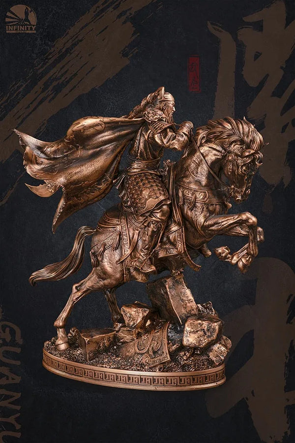Three Kingdoms Generals Guan Yu Bronzed – Infinity Studio – ActionFigure Brasil