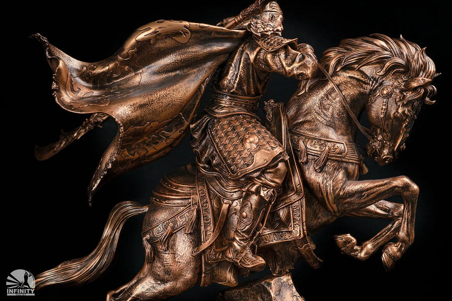 Three Kingdoms Generals Guan Yu Bronzed – Infinity Studio – ActionFigure Brasil