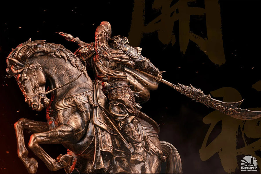 Three Kingdoms Generals Guan Yu Bronzed – Infinity Studio – ActionFigure Brasil